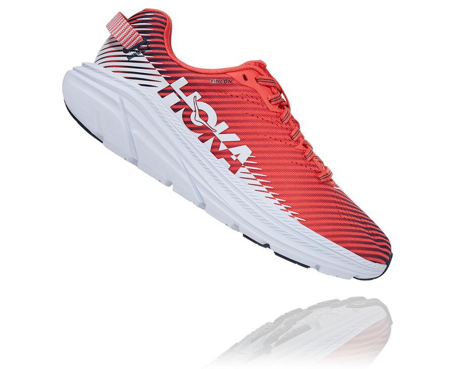 Hoka One One Koşu Ayakkabısı Kadın Kırmızı/Beyaz - Rincon 2 - SV6289731